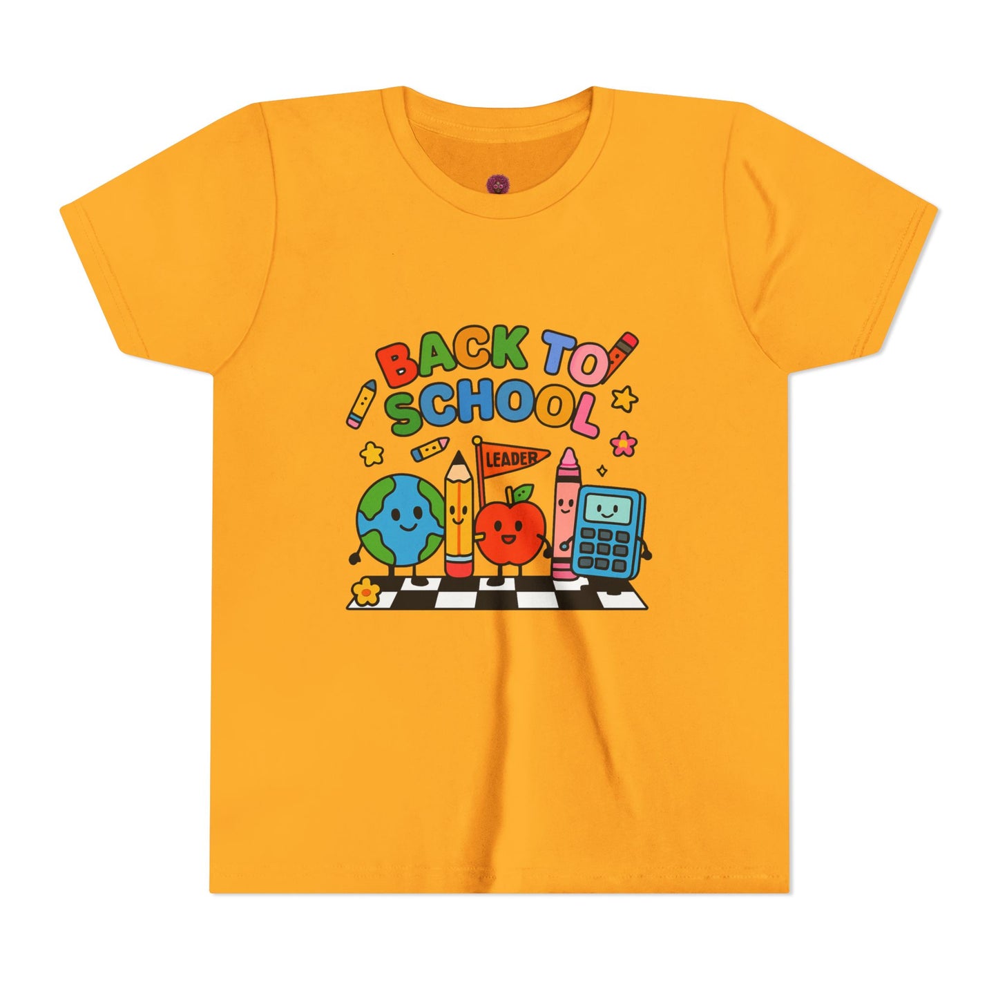 Back to School Youth Tee, Fun Kids T-Shirt, Classroom Apparel, Learning Gift, Bright Graphic Tee