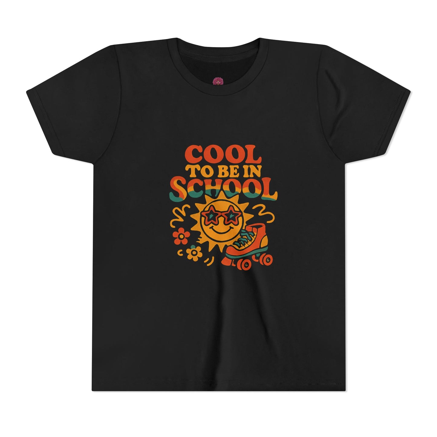 Cool to Be in School Youth T-Shirt, Fun Kids Tee, Back to School Shirt, Unique Gift for Boys and Girls, Playful Cotton Top
