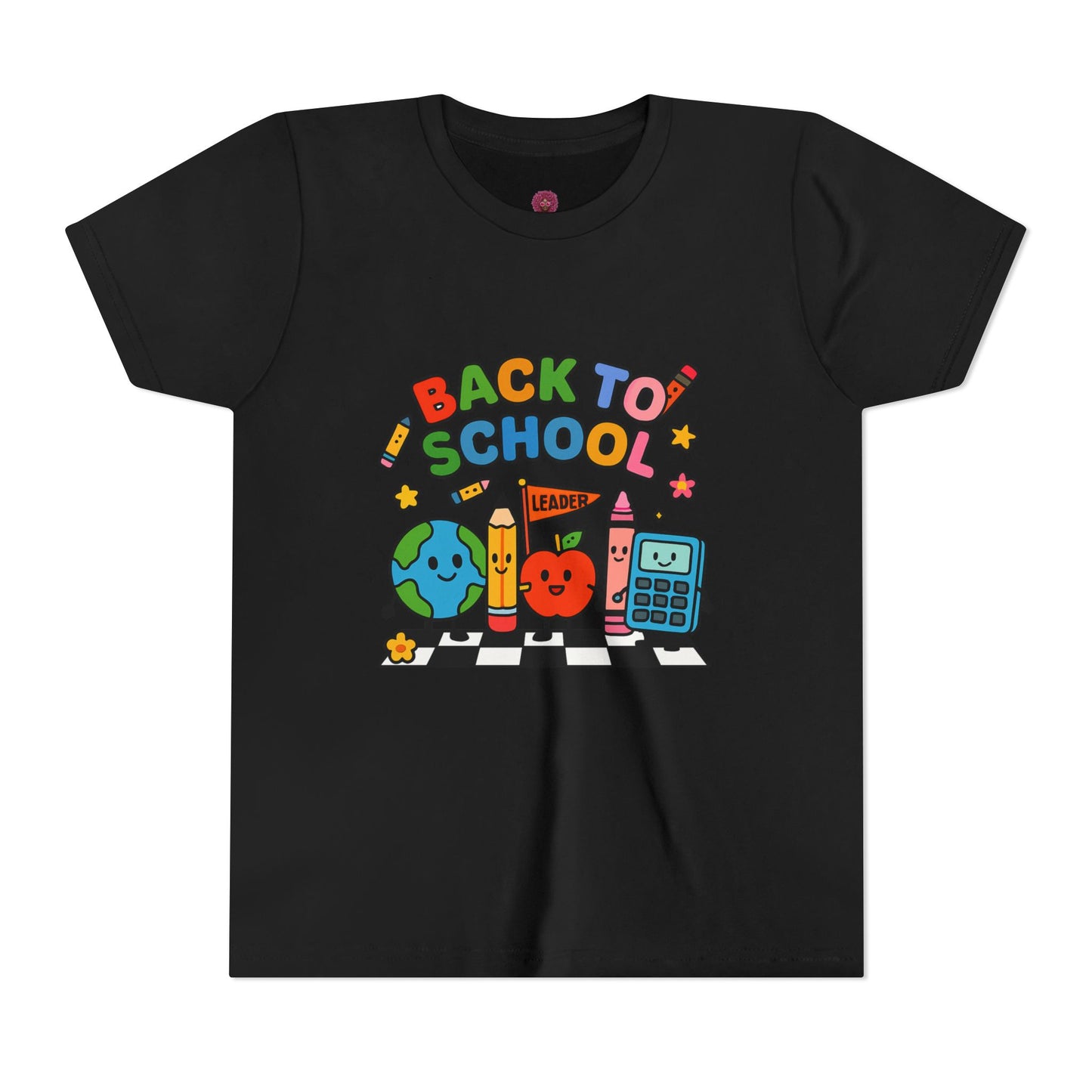 Back to School Youth Tee, Fun Kids T-Shirt, Classroom Apparel, Learning Gift, Bright Graphic Tee