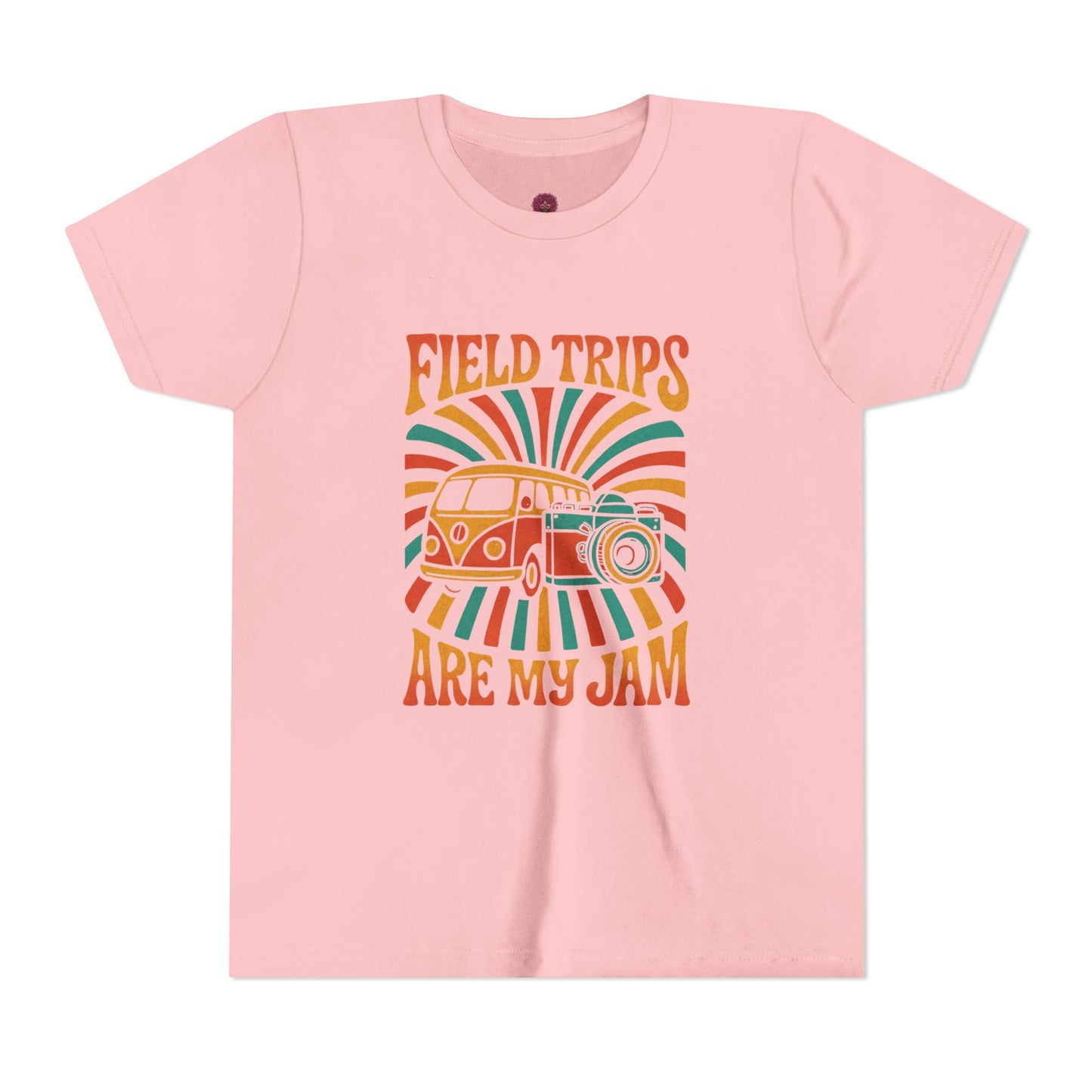 Vintage Field Trips Youth Tee, Summer Camp Shirt, Adventure T-Shirt, Back to School Outfit, Fun Classroom Top