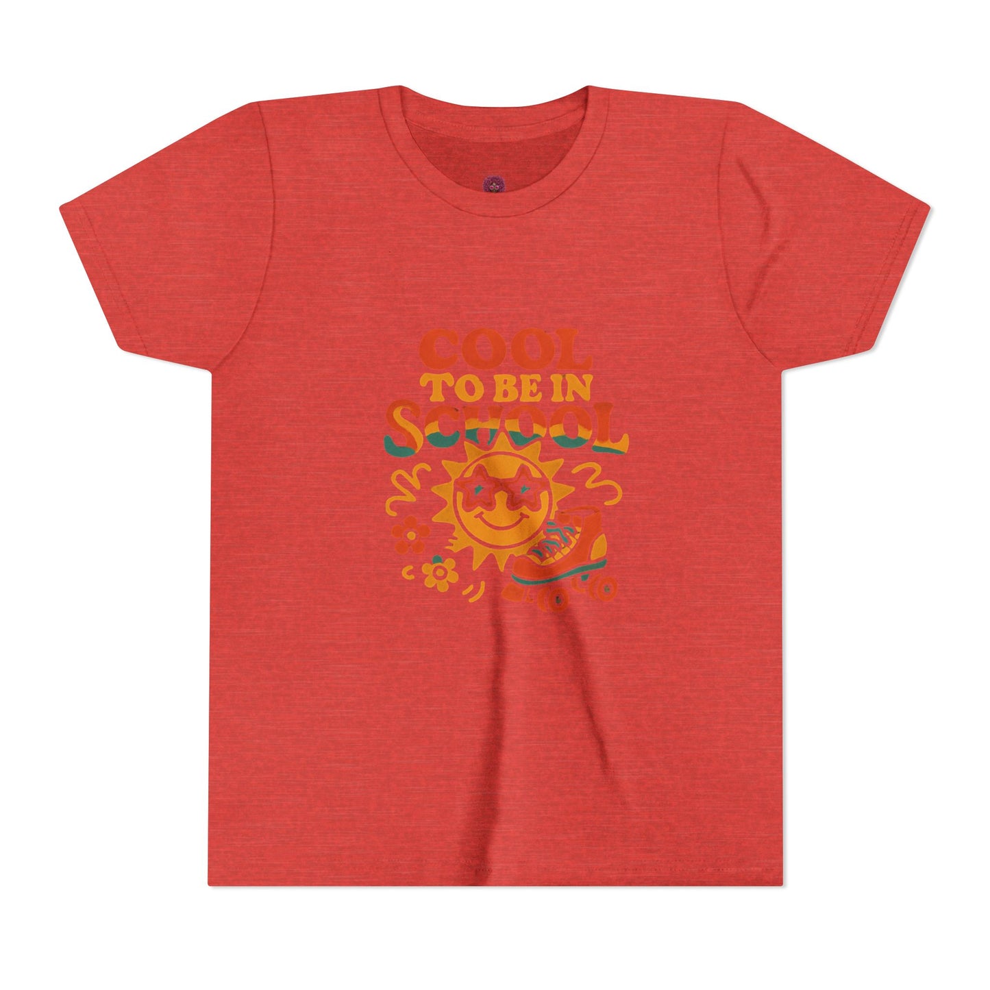 Cool to Be in School Youth T-Shirt, Fun Kids Tee, Back to School Shirt, Unique Gift for Boys and Girls, Playful Cotton Top