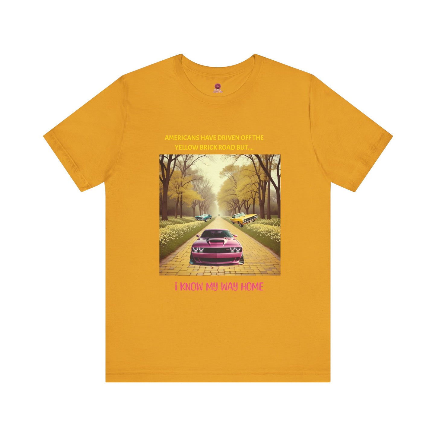 I Know My Way Home Unisex Graphic Tee - Vintage Car Design