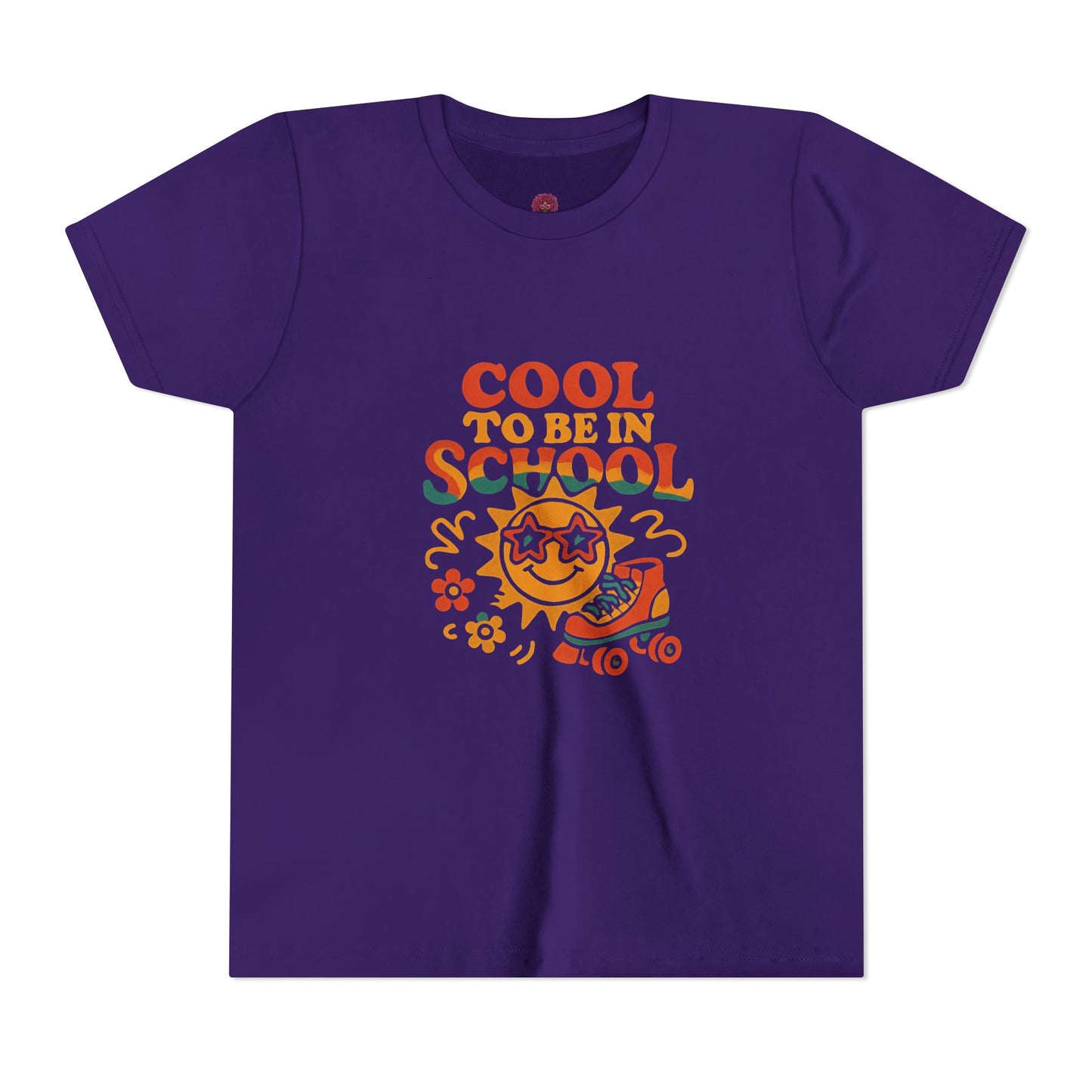 Cool to Be in School Youth T-Shirt, Fun Kids Tee, Back to School Shirt, Unique Gift for Boys and Girls, Playful Cotton Top