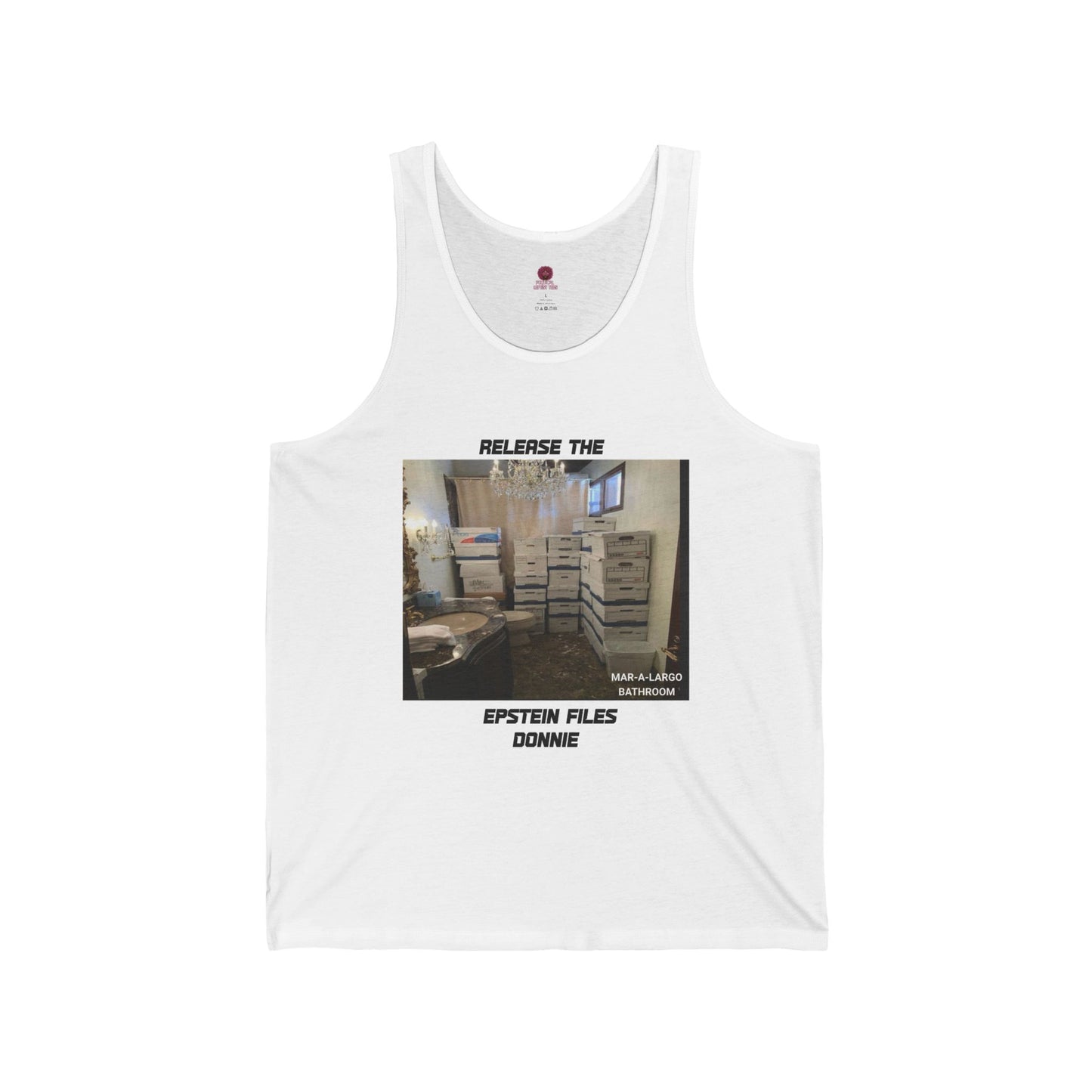 Release The Epstein Files Tee: Unisex Tank Top, Casual Wear, Statement Tee, Funny & Quirky Shirt