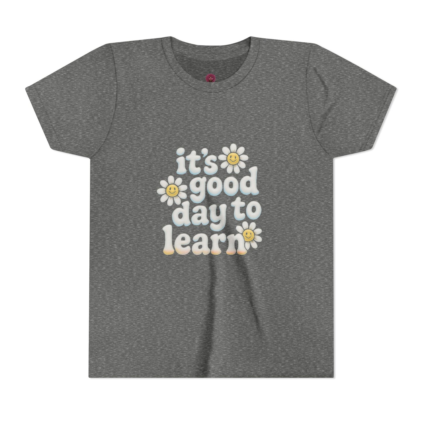 Youth Short Sleeve Tee - It's a Good Day to Learn, Kids Casual Shirt, Back to School Tee, Children's Gift