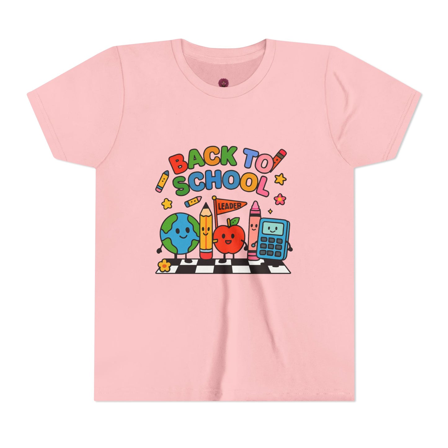 Back to School Youth Tee, Fun Kids T-Shirt, Classroom Apparel, Learning Gift, Bright Graphic Tee