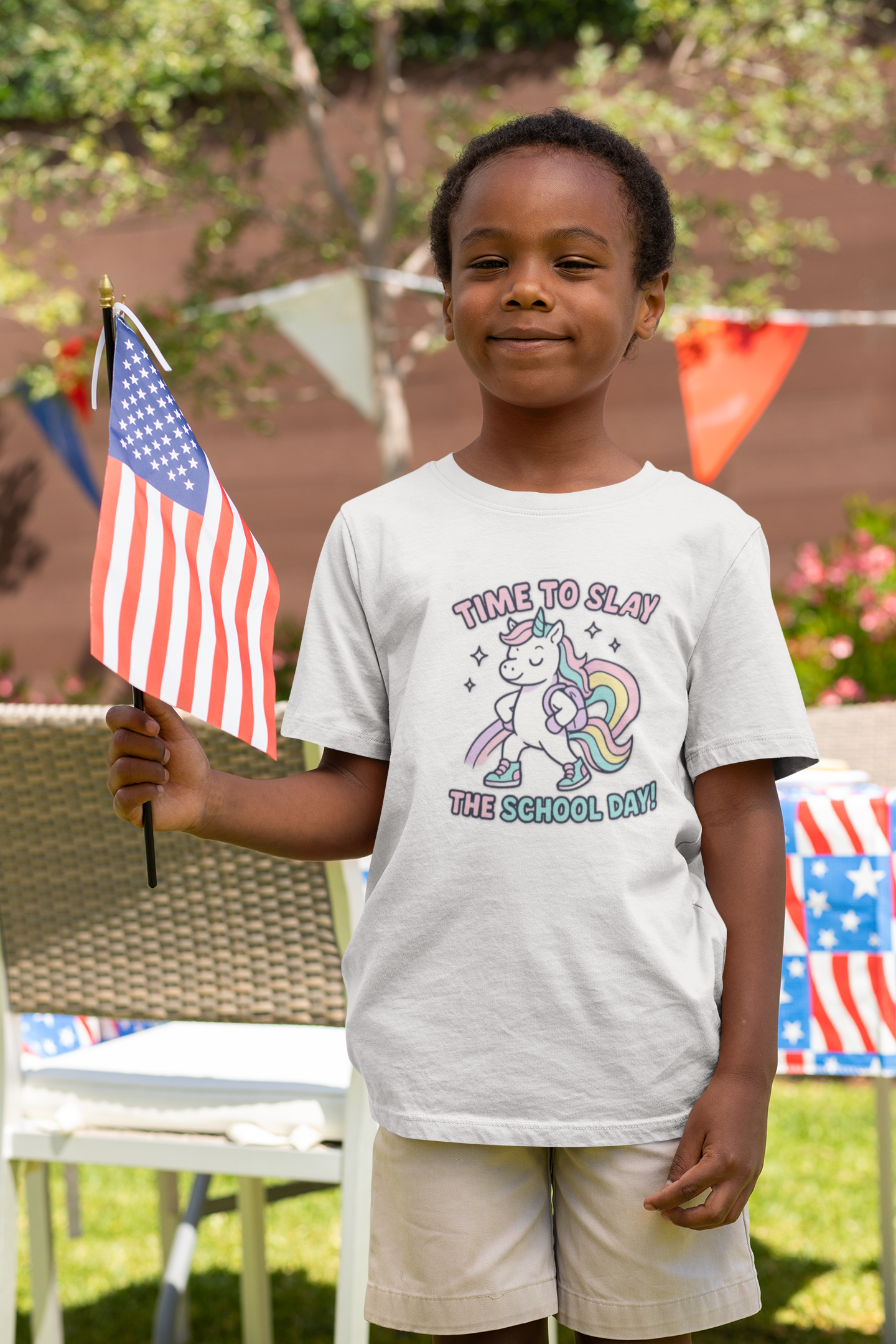 Unicorn School Day Youth Tee | Cute Kids T-Shirt, Back to School Gift, Unisex Rainbow Tee,