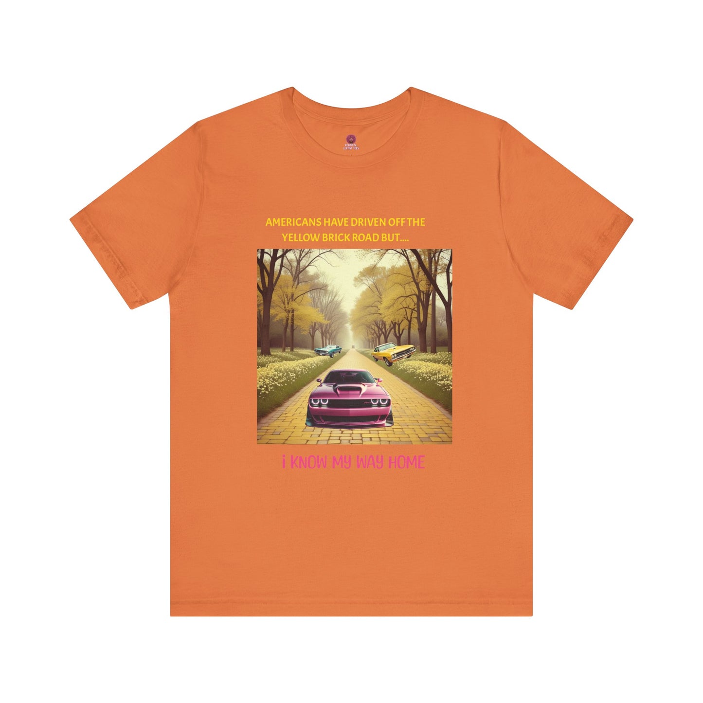 I Know My Way Home Unisex Graphic Tee - Vintage Car Design