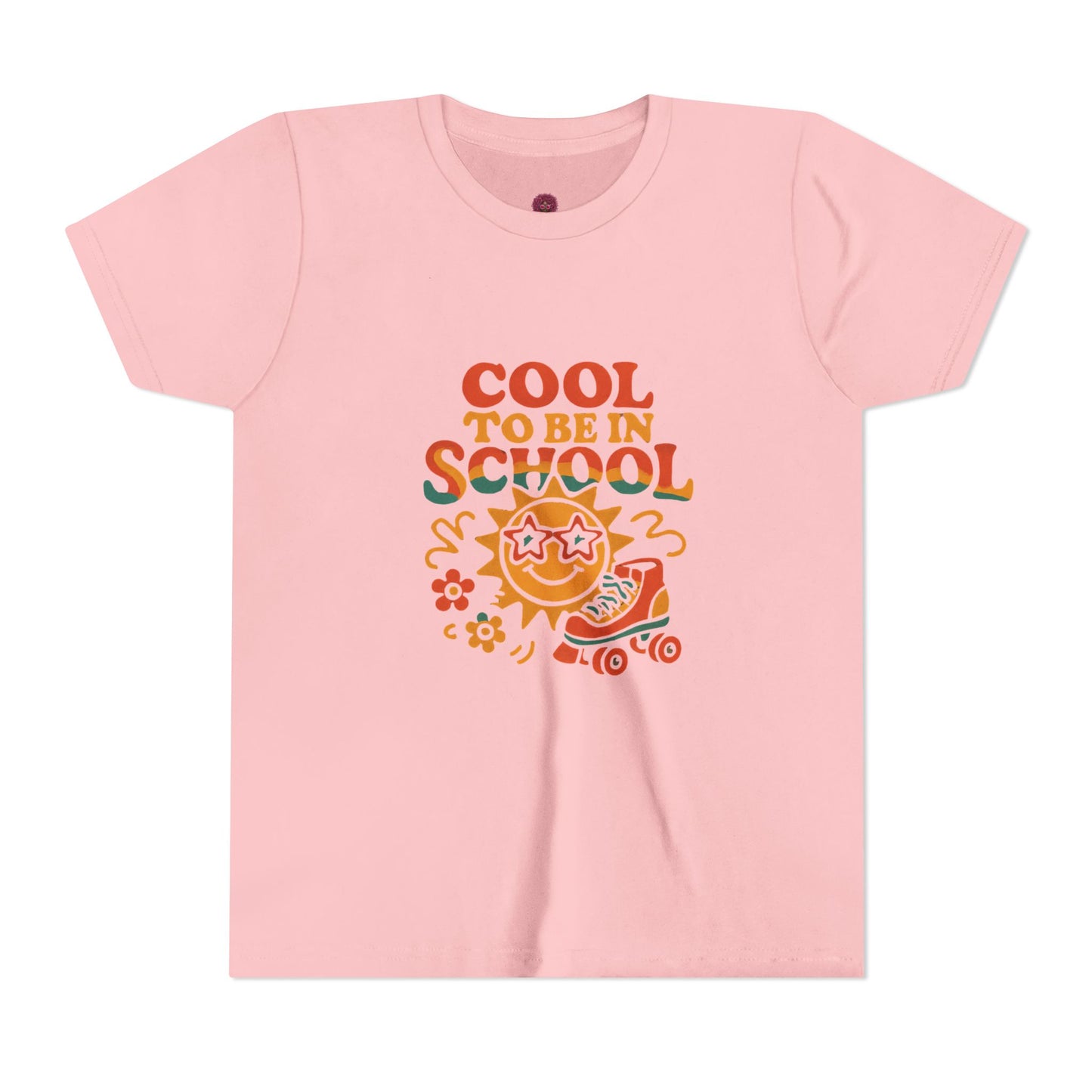 Cool to Be in School Youth T-Shirt, Fun Kids Tee, Back to School Shirt, Unique Gift for Boys and Girls, Playful Cotton Top