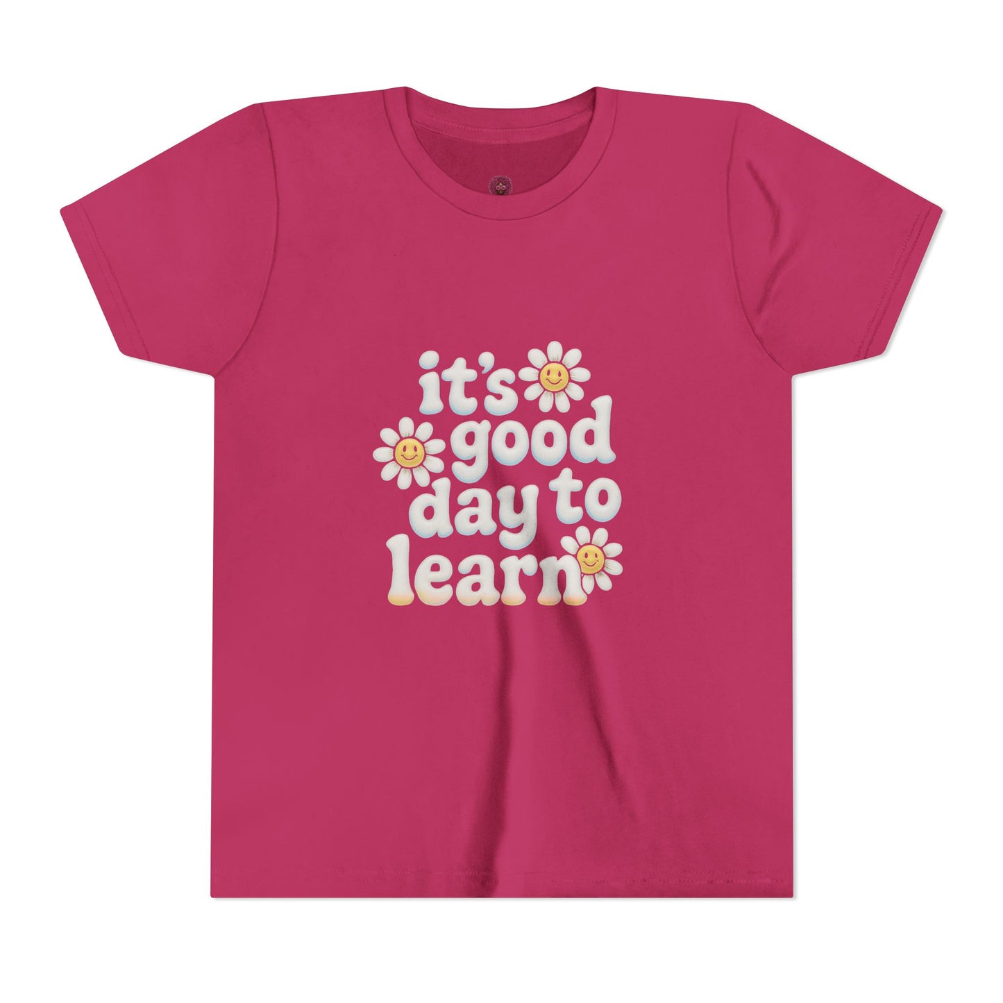 Youth Short Sleeve Tee - It's a Good Day to Learn, Kids Casual Shirt, Back to School Tee, Children's Gift