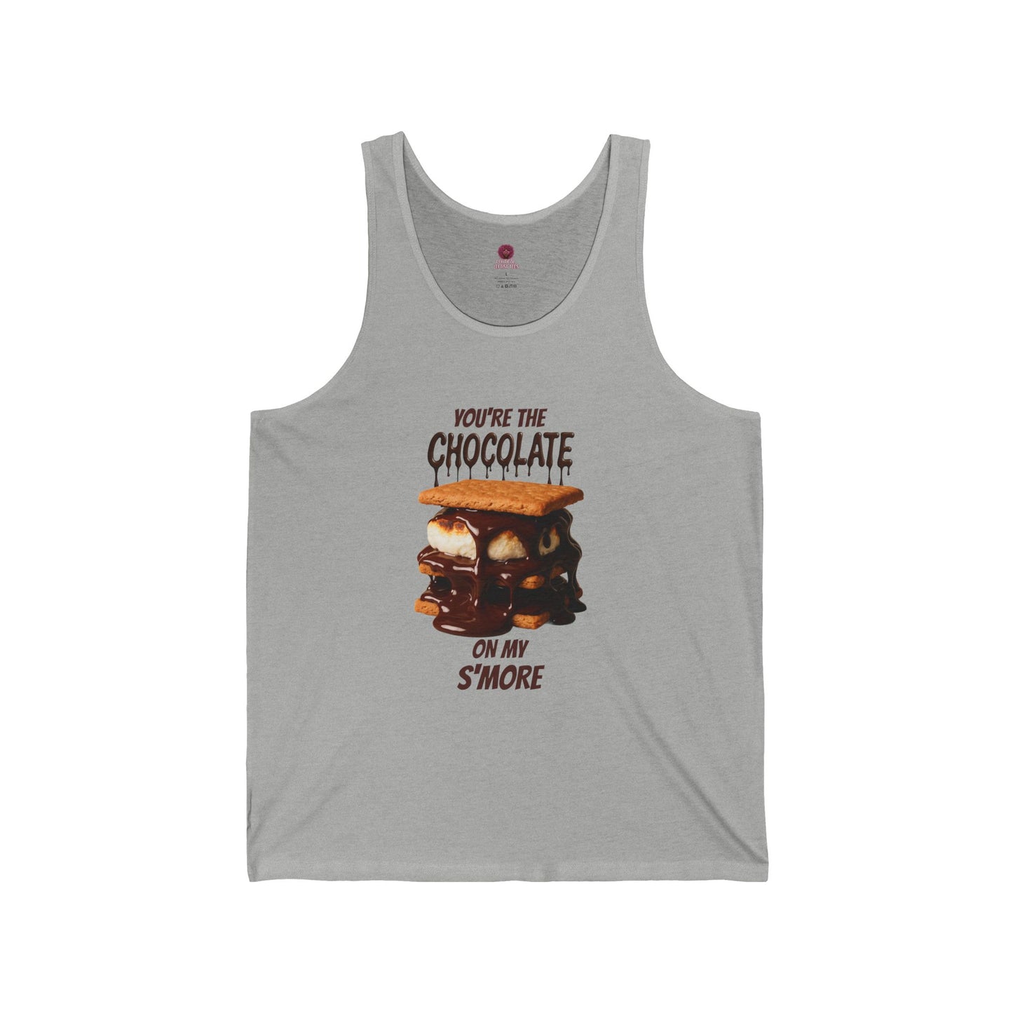 You're the Chocolate On My S'more Unisex Tank Top |Gift for Foodies, or Campfire Nights