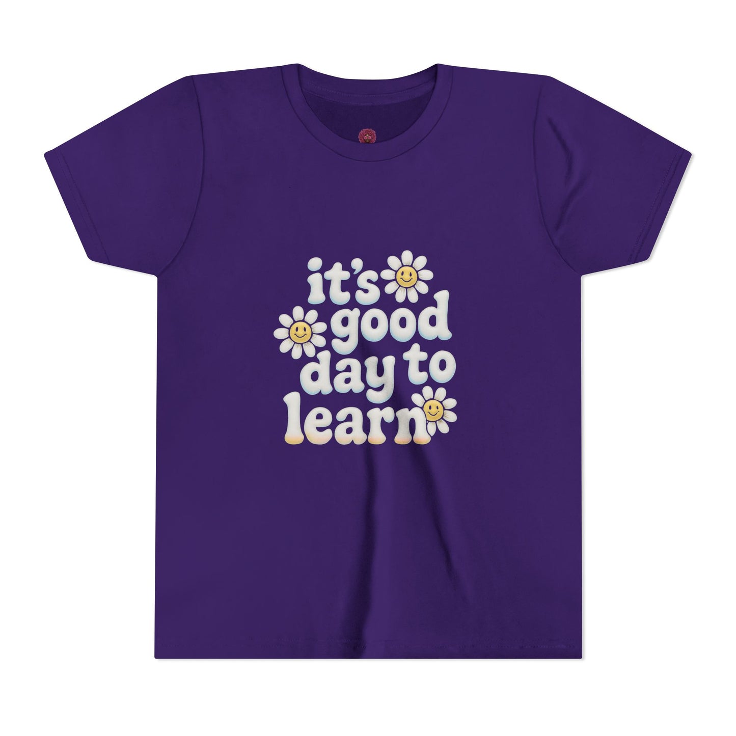 Youth Short Sleeve Tee - It's a Good Day to Learn, Kids Casual Shirt, Back to School Tee, Children's Gift