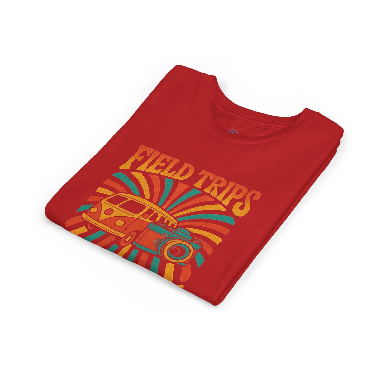 Vintage Field Trips Youth Tee, Summer Camp Shirt, Adventure T-Shirt, Back to School Outfit, Fun Classroom Top