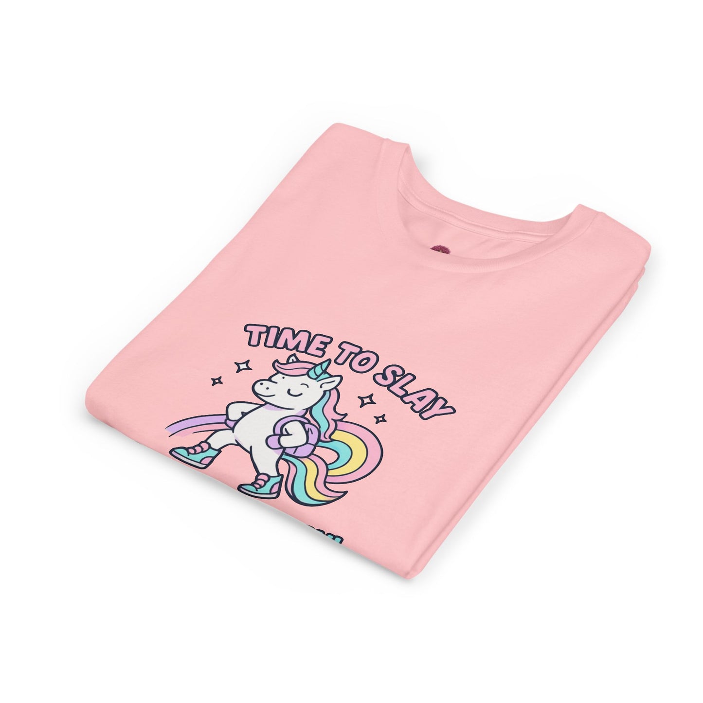 Unicorn School Day Youth Tee | Cute Kids T-Shirt, Back to School Gift, Unisex Rainbow Tee,