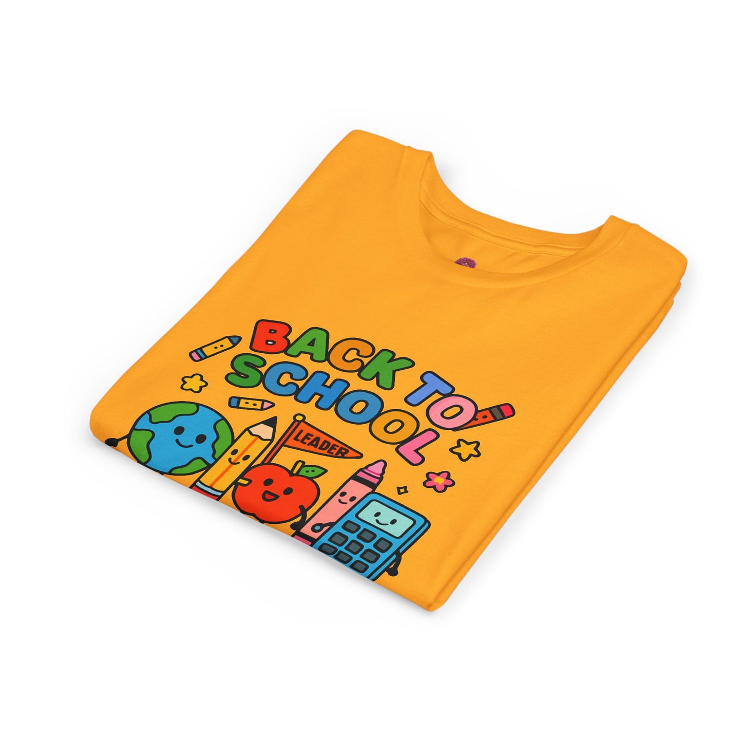 Back to School Youth Tee, Fun Kids T-Shirt, Classroom Apparel, Learning Gift, Bright Graphic Tee