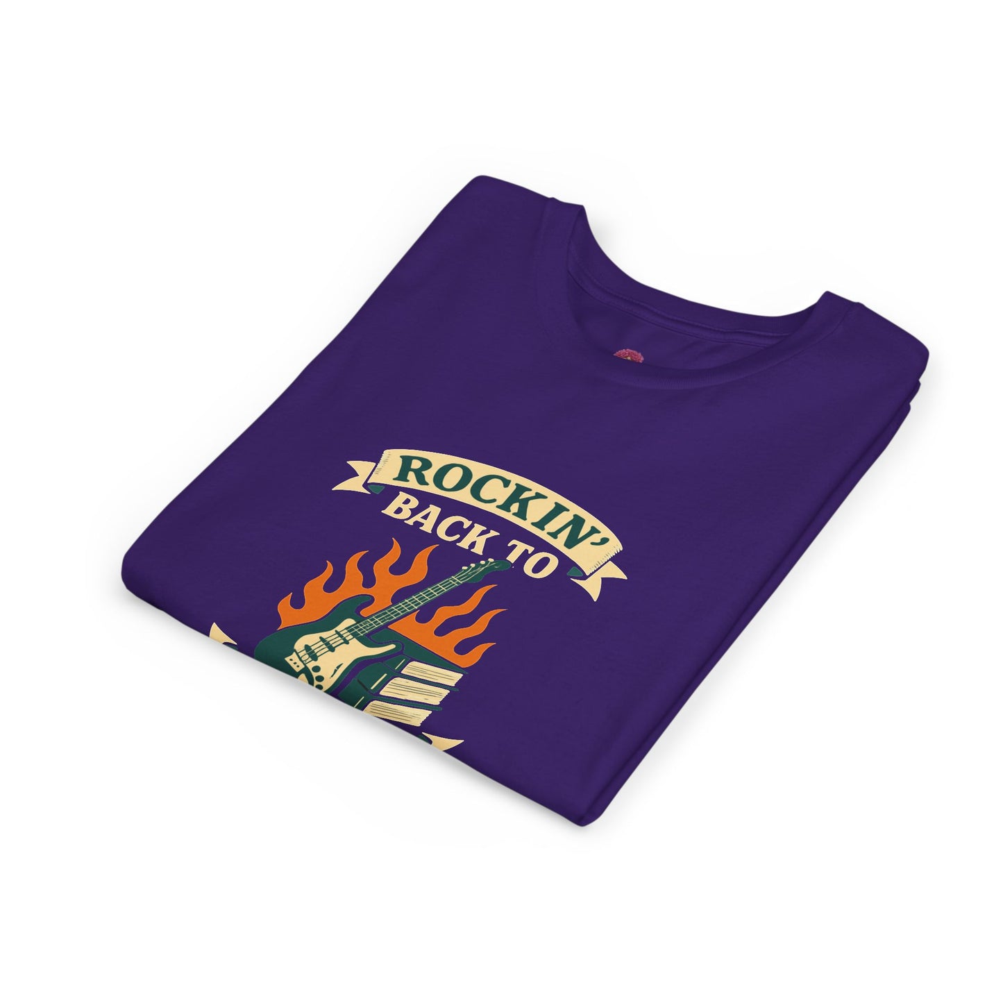 Rockin' Back to School Youth Short Sleeve Tee, Kids T-Shirt, Back to School Apparel, Music Lover Gift, Youth Fashion