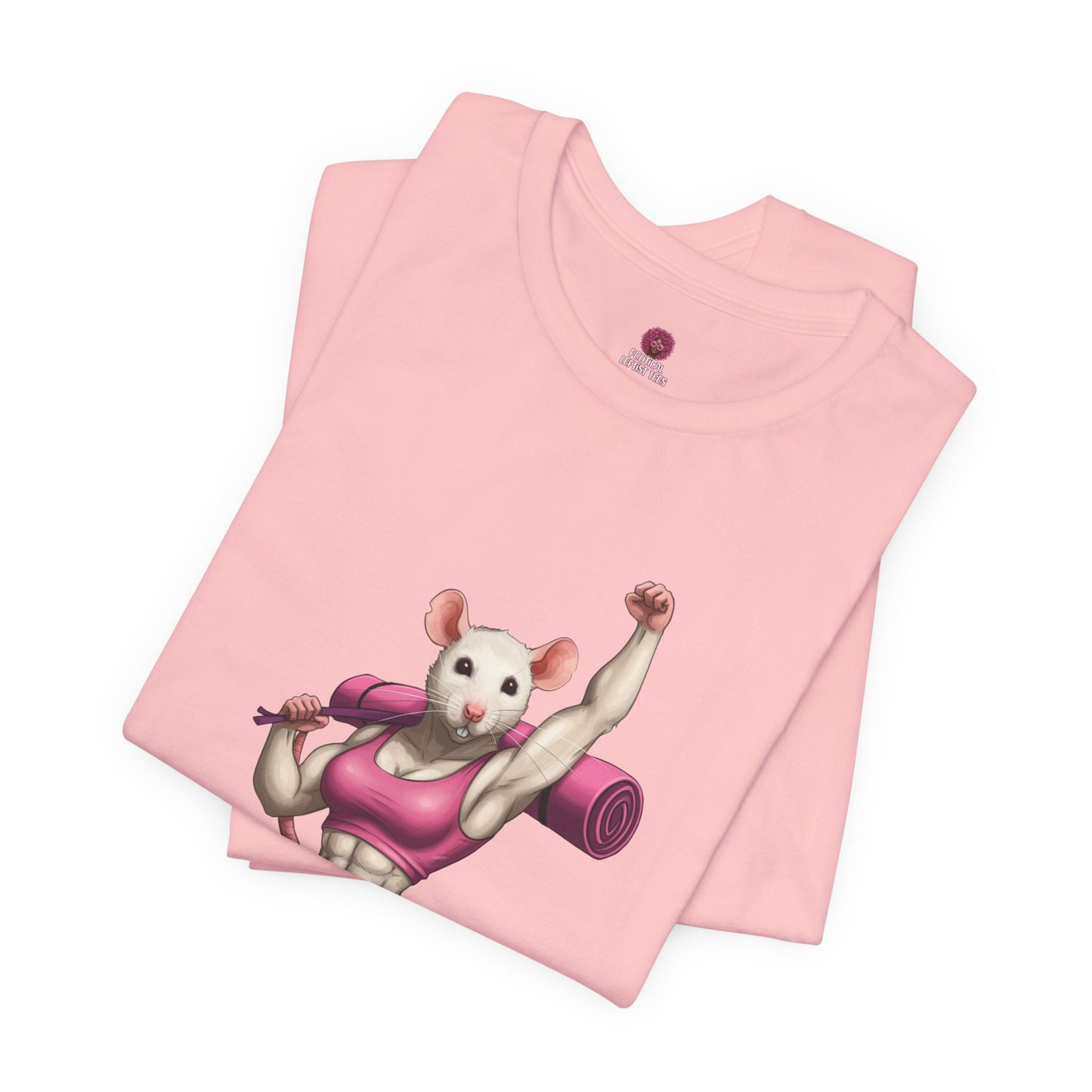 Gym Rat Unisex Tee, Fitness Motivational Shirt, Cute Workout Top, Gift for Gym Lovers, Funny Exercise Apparel