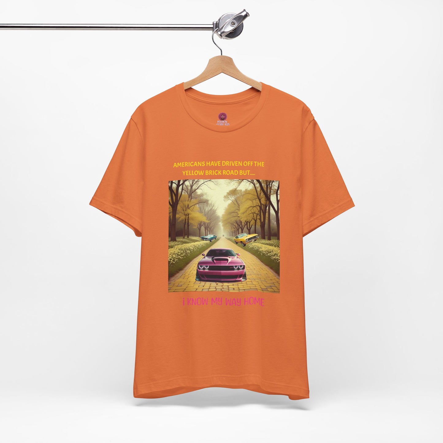 I Know My Way Home Unisex Graphic Tee - Vintage Car Design