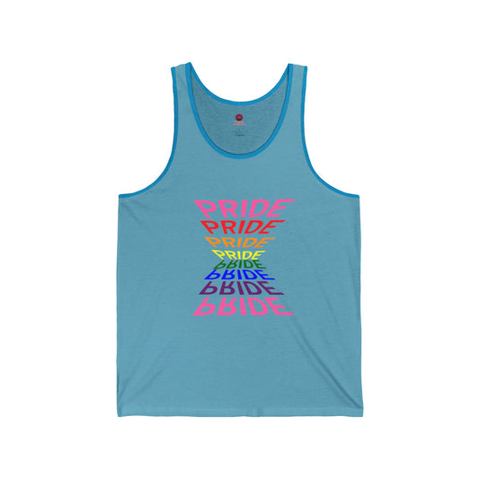 "Pride" Graphic Tank Top, Unisex Pride Shirt, LGBTQ+ Awareness Top