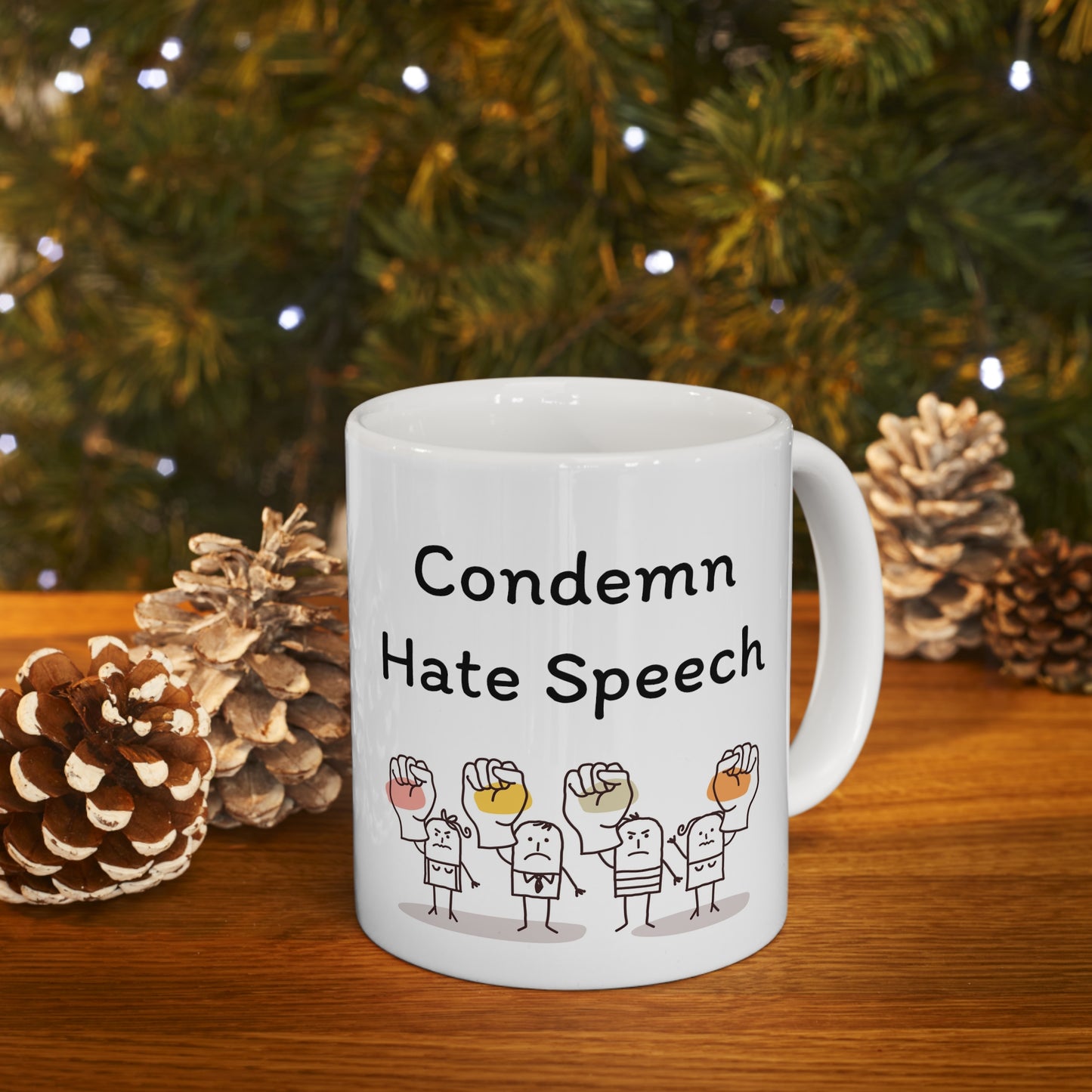 Condemn Hate Speech Mug 11oz