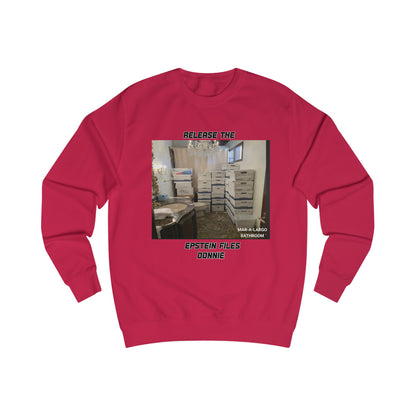 Release The Epstein Files Tee: Unisex Sweatshirt, Casual Wear, Statement Tee, Funny & Quirky Shirt