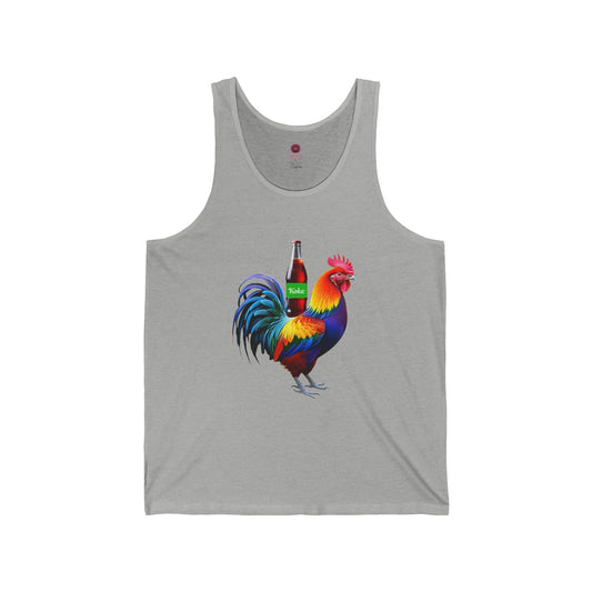 Colorful Koke On The Cock Graphic Unisex Tank Top-Pride