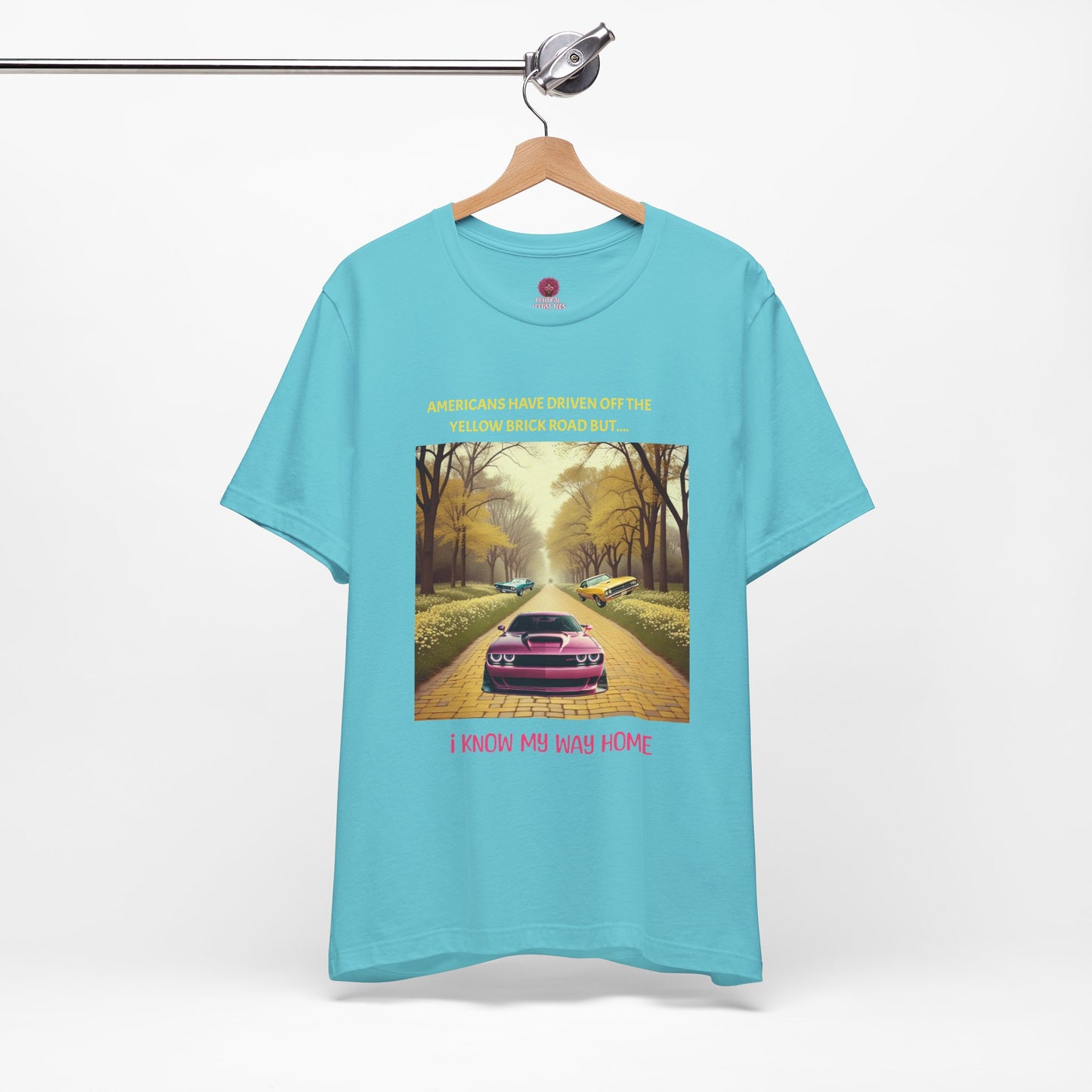 I Know My Way Home Unisex Graphic Tee - Vintage Car Design