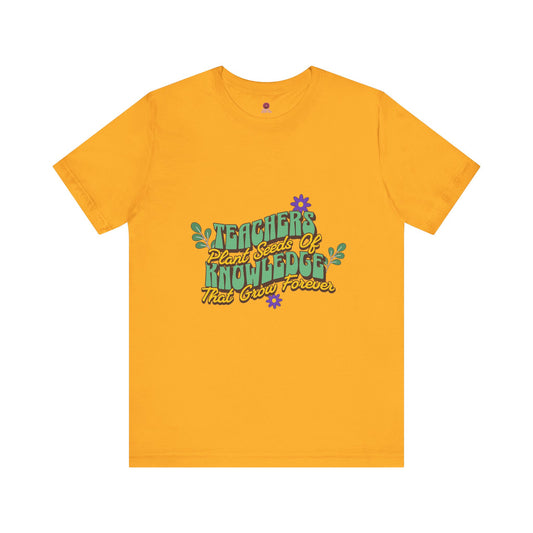 Teacher Appreciation Tee, Floral Teacher Shirt, Gift for Educators, Cute Teacher Gift, Spring Teacher Outfit