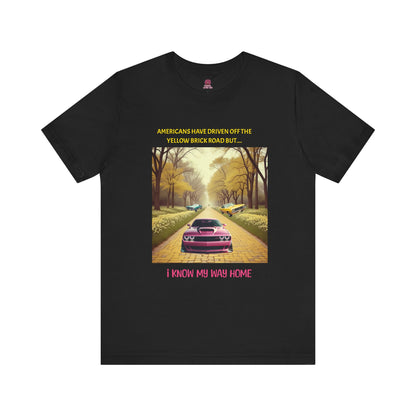 I Know My Way Home Unisex Graphic Tee - Vintage Car Design