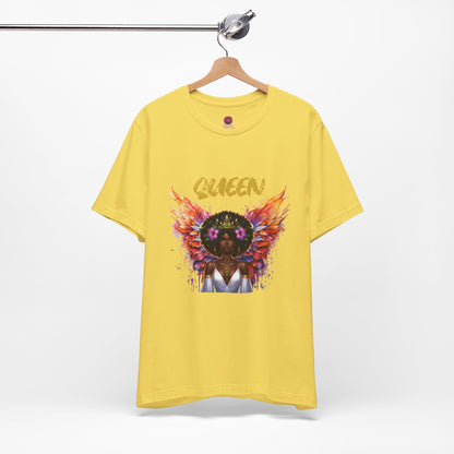 Queen Unisex Short sleeve Jersey Tee - Empowering Graphic Tee for Confident Women