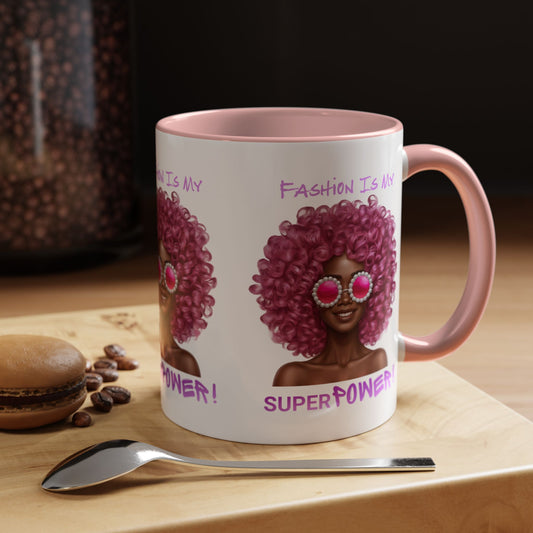 Chic Fashionista Coffee Mug, Empowerment Gift for Her, Stylish Morning Drinkware, Unique Birthday, Trendy Coffee Lover