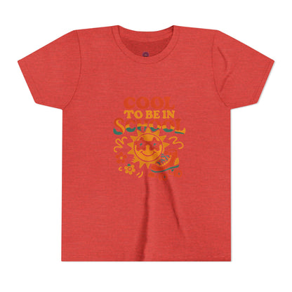 Cool to Be in School Youth T-Shirt, Fun Kids Tee, Back to School Shirt, Unique Gift for Boys and Girls, Playful Cotton Top