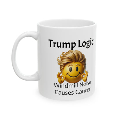 Windmill Noise Causes Cancer Mug 11oz