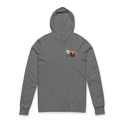Unisex 3Peach Trump A Third Time Long Sleeve Hooded Tee, Political Shirt