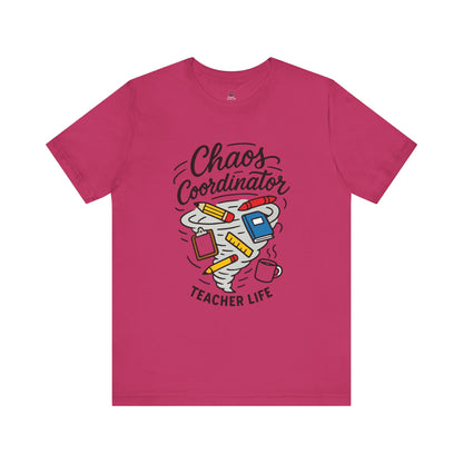 Chaos Coordinator Teacher Tee - Fun Unisex Shirt for Educators, Teaching Gift, Back to School Apparel, Teacher Life T-Shirt