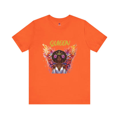 Queen Unisex Short sleeve Jersey Tee - Empowering Graphic Tee for Confident Women