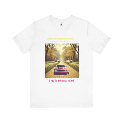 I Know My Way Home Unisex Graphic Tee - Vintage Car Design