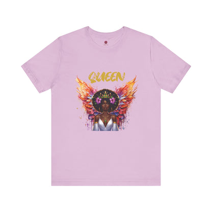 Queen Unisex Short sleeve Jersey Tee - Empowering Graphic Tee for Confident Women