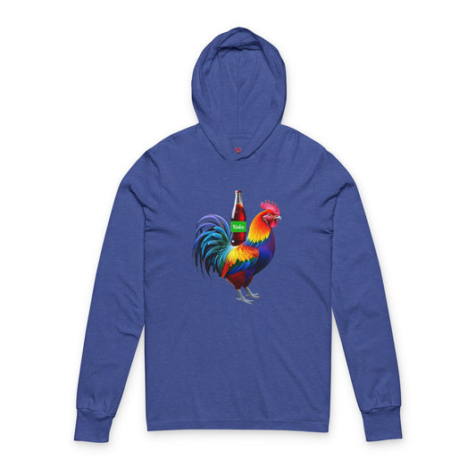 Colorful Koke On The Cock Graphic Unisex Long Sleeve Hooded Tee-Pride