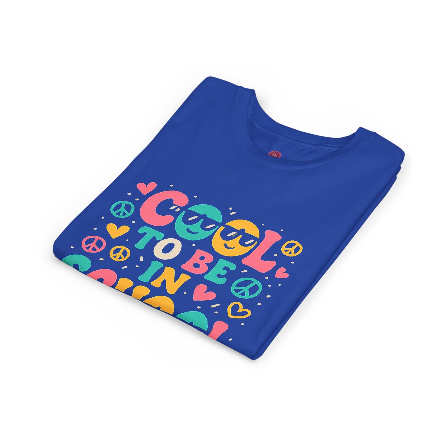 Cool to Be in School Youth Tee - Colorful Graphic Tee, Trendy Kids Shirt, Back to School Outfit, Youth Top,