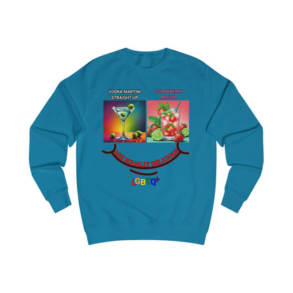 LGBTQ+ All Equally Delicious Cocktails Sweatshirt - Fun Pride T-Shirt for Celebrations
