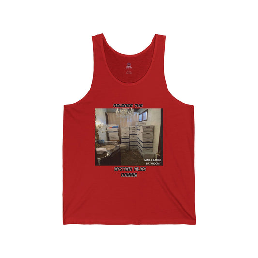 Release The Epstein Files Tee: Unisex Tank Top, Casual Wear, Statement Tee, Funny & Quirky Shirt