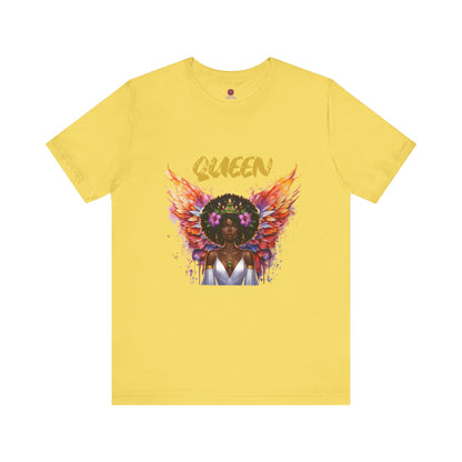 Queen Unisex Short sleeve Jersey Tee - Empowering Graphic Tee for Confident Women