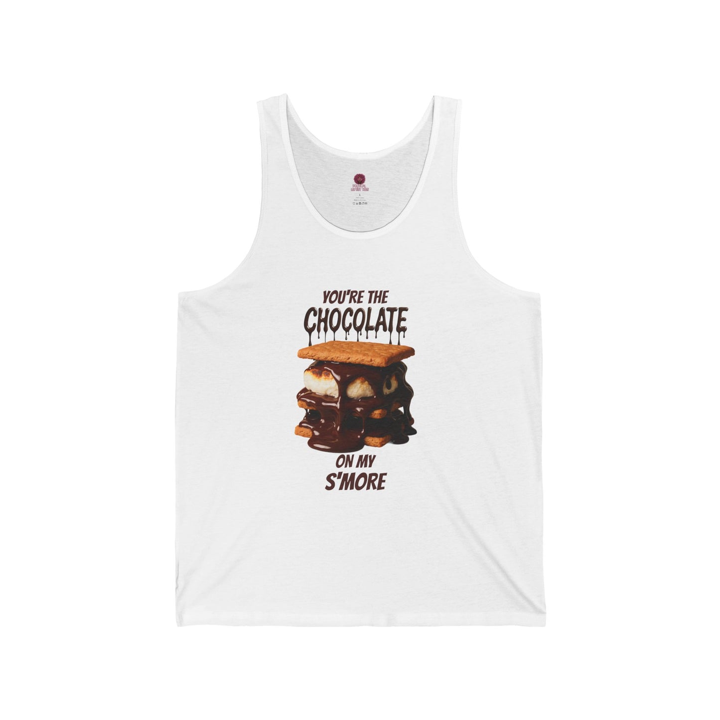 You're the Chocolate On My S'more Unisex Tank Top |Gift for Foodies, or Campfire Nights