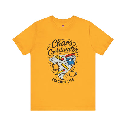Chaos Coordinator Teacher Tee - Fun Unisex Shirt for Educators, Teaching Gift, Back to School Apparel, Teacher Life T-Shirt