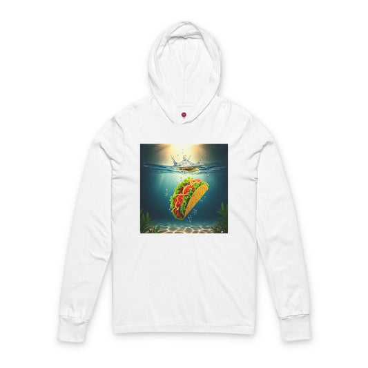 Taco Underwater Design - Unisex Opposition Graphic Long Sleeve Hooded Tee