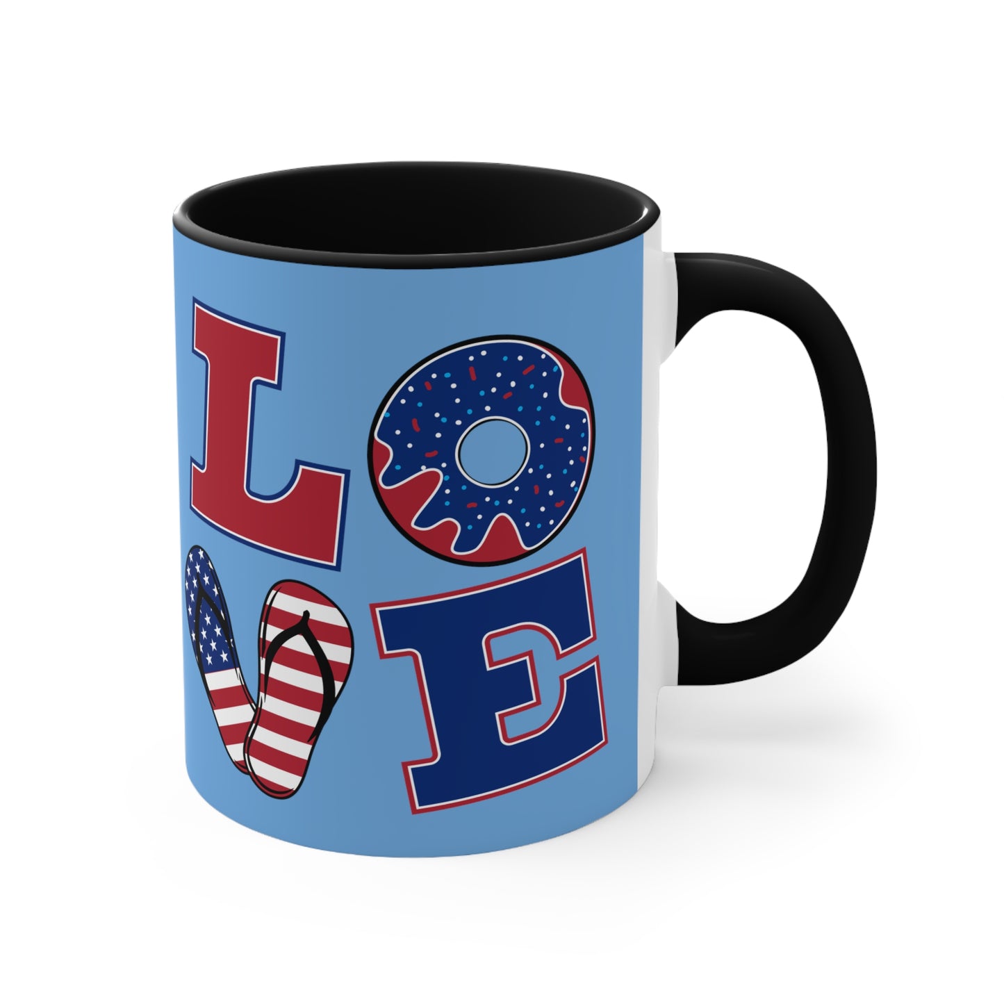 Love 4 Of July 11oz Mug