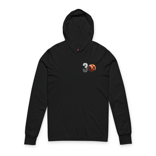 Unisex 3Peach Trump A Third Time Long Sleeve Hooded Tee, Political Shirt