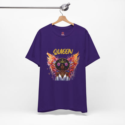 Queen Unisex Short sleeve Jersey Tee - Empowering Graphic Tee for Confident Women