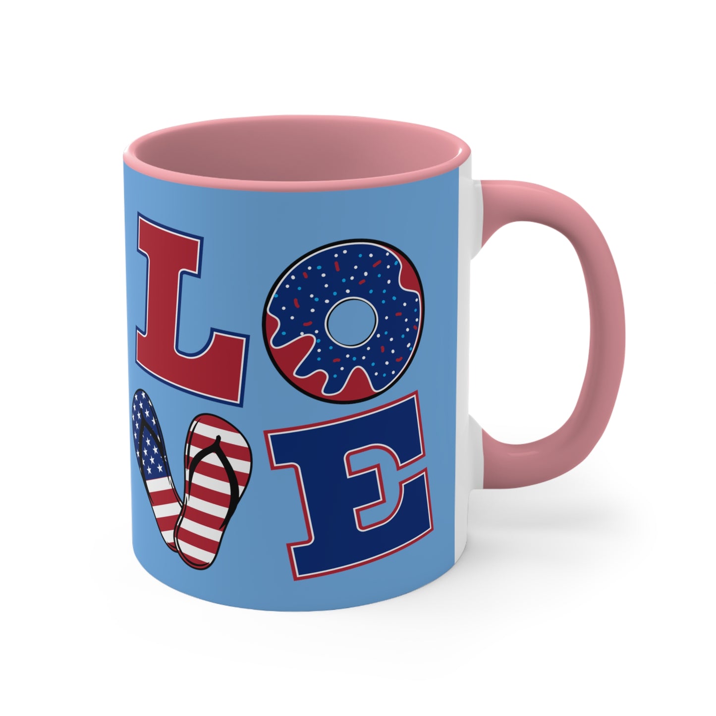 Love 4 Of July 11oz Mug